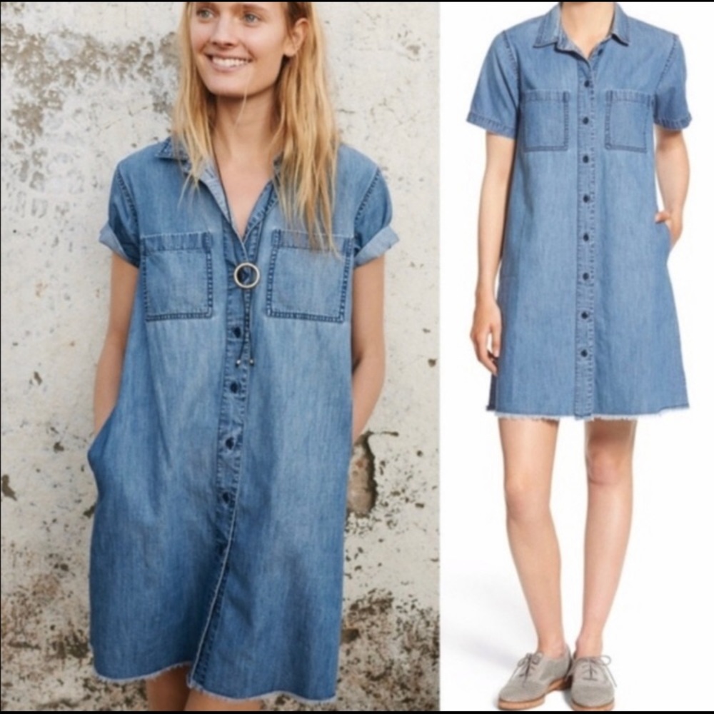 Madewell Denim Dress Size Medium